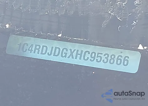 2017 Dodge Durango Gt Awd from USA, damaged, VIN 1C4RDJDGXHC953866